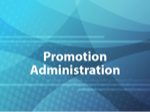 Promotion Administration