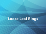 Loose Leaf Rings