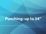 Punching: up to 34