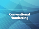 Conventional Numbering