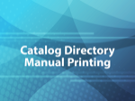 Catalog Directory Manual Printing