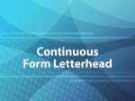Continuous Form Letterhead
