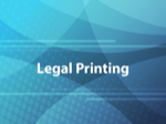 Legal Printing